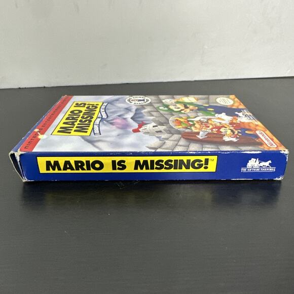 Mario is Missing (Nintendo Entertainment System, 1993) W/ Insert, Manual, Sleeve - Picture 9 of 14